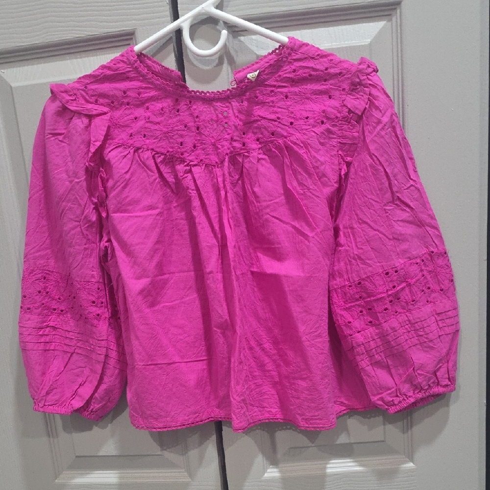 Bare Denim Pink Women Crop Top